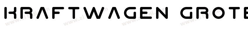 Kraftwagen Grotesk N字体转换
